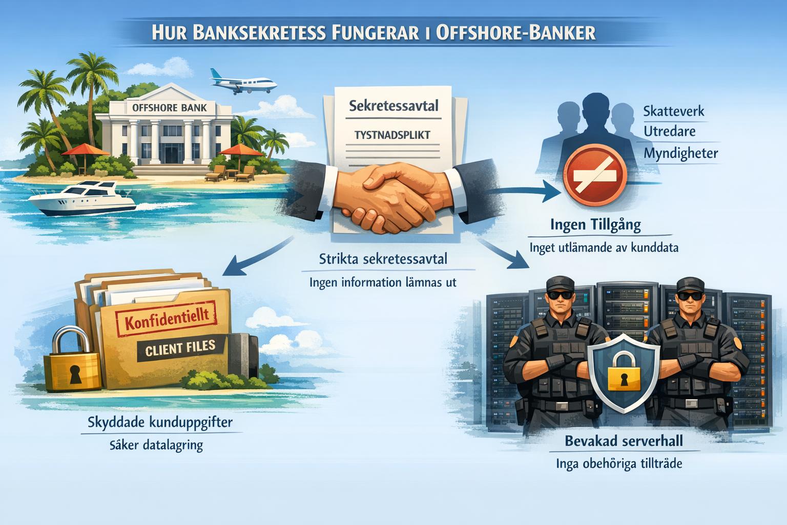 Hur banksekretess fungerar i offshore-banker