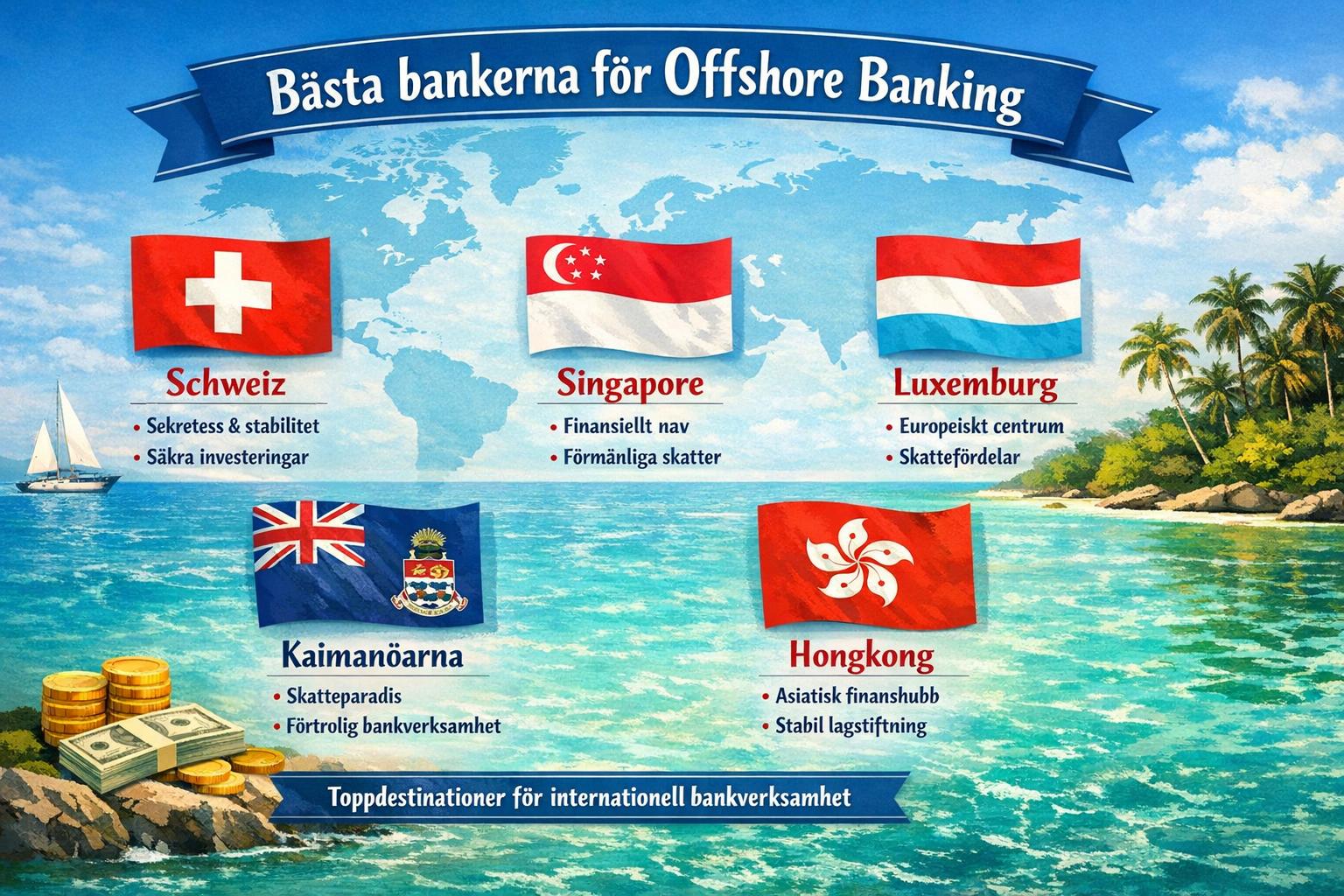 Bästa bankerna för offshore banking