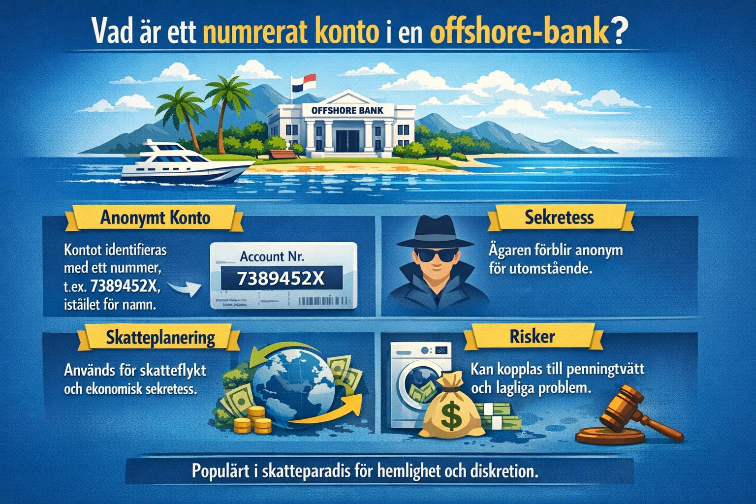 Vad är ett numrerat konto i en offshore-bank